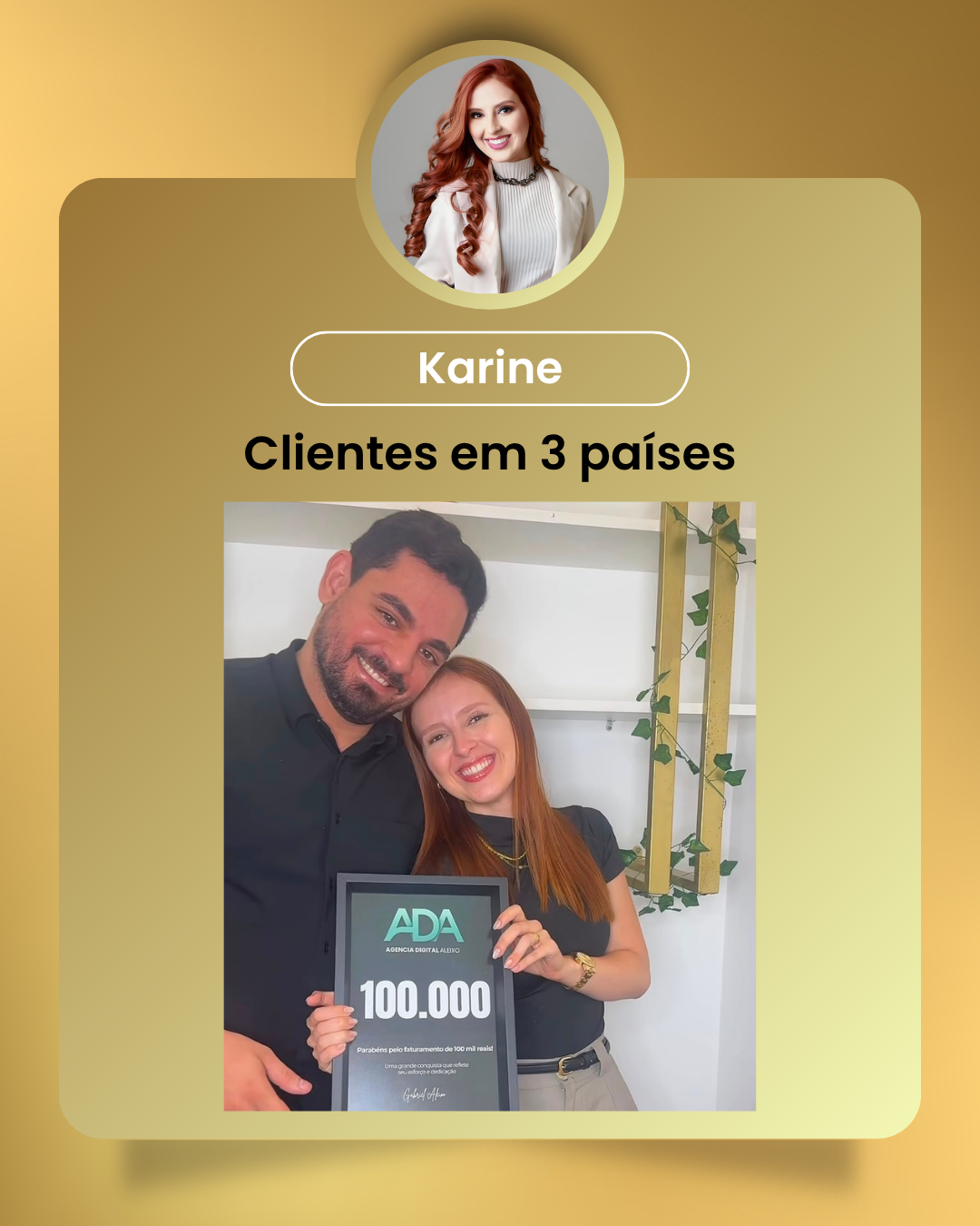 Depoimento de aluna: resultado financeiro